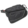KlickFix Fahrradkorb Satteltasche Contour Sport,7 ltr, Contour-Adapter schwarz