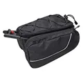 KLICKfix 868071 Satteltasche Contour Sport, Schwarz, 27 x 18 x 13 cm, 7 Liter
