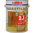 Wilckens Farben Treppen- und Parkettlack Parkettlack 2in1 seidenmatt Farblos 750ml oder 2,5L Klarlack, 2-in-1-Lack für Parkett, Holzfußböden, Treppen & Möbel