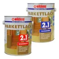 Wilckens 2in1 Parkettlack seidenmatt glänzend farblos 2,5 Liter (9,58€/1l)