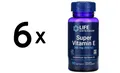 6 x Life Extension Super Vitamin E, 268mg - 90 softgels (333,31 EUR/kg)