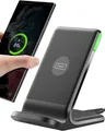 INIU Wireless Charger Stand 15W Induktive Ladestation Handyhalter Schwarz