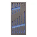 BGS-4082-1 1/3 Werkstattwageneinlage (408x189x32 mm), leer, für Maul-Ringschlüss