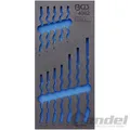 BGS WERKSTATTWAGEN-EINLAGE 1/3 MAUL-RING-SCHLÜSSEL-SATZ 12-teilig SW 6-22mm LEER
