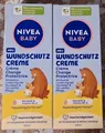 2x Nivea Baby Beruhigende Wundschutzcreme 2x 60ml Sanfter Schutz Mandelöl Windel