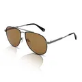 Ted baker Sonnenbrille Damen Maeve TB1691 901 Schwarz Bemalt Felge / Brown