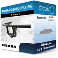 AUTO HAK Anhängekupplung starr passend für Mazda 323 Fliessheck 09.1998-05.2004
