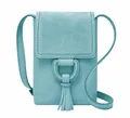 FOSSIL Bobbie Phone Crossbody Handytasche Umhängetasche Tasche Blue Blau Neu