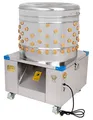 Beeketal 'BRM1800' Geflügelrupfmaschine auf Rollen für Hühner, Enten, leichten Gänsen und Puten, Nassrupfmaschine Kapazität: ca. 250 Geflügel pro Stunde (max. 8 kg Belastung oder 5 kg pro Tier)