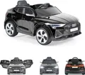 Moni Kinder Elektroauto Audi Sportback SUV metallic Fernbedienung USB EVA-Reifen schwarz