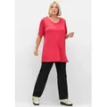 Sheego Trainingsshirt Funktionsshirt rosa 56/58 EU