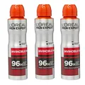 3x 150ml Loreal Men Expert 96h Invincible Man Deo Non Stop Anti Transpirant