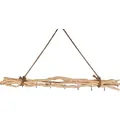 Dekozweige Holz 8 Haken Fensterdeko Hängeast Weide Äste braun Hängezweige 80 cm