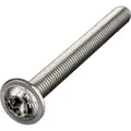 Reyher Linsenkopfschrauben ISO 7380-2, mit Flansch, M8x40mm, Vollgewinde, Edelstahl, TX 40, 200 Stück