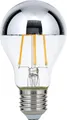 LED Leuchtmittel E27 Lampe 8W 2700K 730 Lumen Birnenform Glühbirne, silber, klar, warmweiß, dimmbar