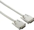 Hama 00200931 DVI-Kabel 1,5 m DVI-D Grau (00200931)
