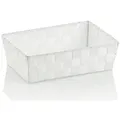 kela Aufbewahrungskorb Alvaro, geflochtener Korb, vielseitig einsetzbar weiß 20,5 cm x 8,5 cm