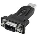 LogiLink Seriell Adapter [1x USB 2.0 Stecker A - 1x RS232-Stecker] 0 mm Schwarz