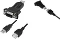 LogiLink USB 2.0 - RS232 Adapter mit Verlängerungskabel Anschlüssse: USB-A Stecker - 9 Pol Sub-D Stecker, - 1 Stück (AU0002F)