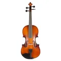 Fame FVN-110 Violine 4/4, Massiver Ahornkorpus, Fichtendecke, Ebenholzgriffbrett, Carbon-Saitenhalter, Inklusive Brasilholz-Bogen