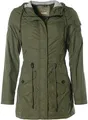 DreiMaster Damen Parka Jacke (Oliv, M) P1400
