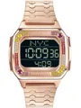 Uhr PHILIPP PLEIN HYPER SHOCK PWHAA0821 Edelstahl Gold Rose Chrono Alarm
