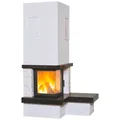 HARK Kaminbausatz "Nebraska", weiss, Marmor, 8 kW