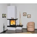 Hark Kaminofen Nebraska Bank Rechts Marmor Schwarz-Weiß 8 kW EEK: 