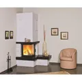 Hark Marmorkamin Nebraska 1 (Bank R) 8kW Rad. 500/57 K Granit/Marmor black/weiss