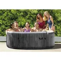 INTEX Whirlpool "PureSpa Greywood Deluxe", ØxH: 216x71 cm, grau
