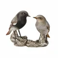 Goebel Figur Vogel des Jahres 2025 Hausrotschwanz Paar, Porzellan, Bunt, 10.5 cm