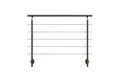 Dolle Geländer-Komplettset 150 cm Wandmontage Anthrazit