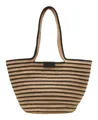 Marc O'Polo Jonna Shopper L Shopper Tasche Black / Nature hellbraun schwarz Neu