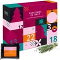 Food & Feinkost Gewürz Adventskalender 2026 "Xmas in Italy", 24x Gewürze, Salze, Kräuter, Risotto - Blau