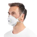 3M Atemschutzmasken Aura Comfort Cool Flow 9332+ FFP3 NR D DIN EN 149:2001, A1:2009, 2 St.