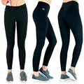 Formbelt Highwaist Leggings Laufhose Damen lang mit Handytasche Hohem Bund Atmungsaktiv High Waist Smartphone schwarz XXL