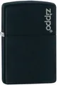 Zippo Black Matte mit Logo 60001203