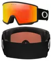 Oakley Skibrille Oakley Target Line Grösse L Skibrille Black Fire Iridium 0OO7120