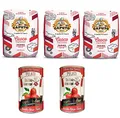 3x Farina Molino Caputo Cuoco Pizzamehl Pizza Mehl 1kg + 2x Italian Gourmet Pomodori 100% italienisch Pelati Ganze Geschälte Pflaume Tomaten sauce dose 400g