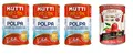 3x Mutti polpa di Pomodoro Tomatenpulpe Tomaten sauce + 1x Italian Gourmet 100% italienische geschälte Tomaten dosen 400g