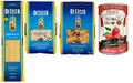 TESTPAKET De Cecco Pasta 1x Rigatoni 1x Orecchiette 1x Bucatini ( 3 x 500g ) + 1x Italian Gourmet 100% italienische geschälte Tomaten dosen 400g