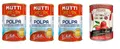 3x Mutti Polpa Di Pomodoro Tomatenpulpe Tomaten Sauce+1x Italian Gourmet 400g