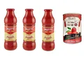3x Mutti Passata Tomatenpüree + 1x Italian Gourmet Pelati Geschälte Tomaten 400g