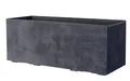 Deroma Pflanzkasten Millennium Kunststoff 99 cm Anthrazit mit Ablauflöchern