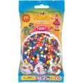 Hama Bügelperlen 1000 Stück Midi-Perlen 5mm Farben-Mix 00 Steckperlen bunt