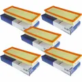 5x MAHLE / KNECHT LX 2877 Luftfilter Air Filter
