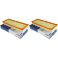 2x MAHLE / KNECHT LX 2877 Luftfilter Air Filter