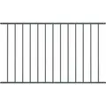 vidaXL Zaunelement Pulverbeschichteter Stahl 1,63x1 m Anthrazit 145222