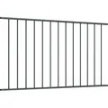 vidaXL Zaunelement Woerden Pulverbeschichteter Stahl 1,7 x 1 m Anthrazit - Grau