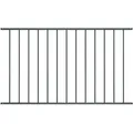 Zaunelement Pulverbeschichteter Stahl 1,7x1 M Anthrazit Vidaxl